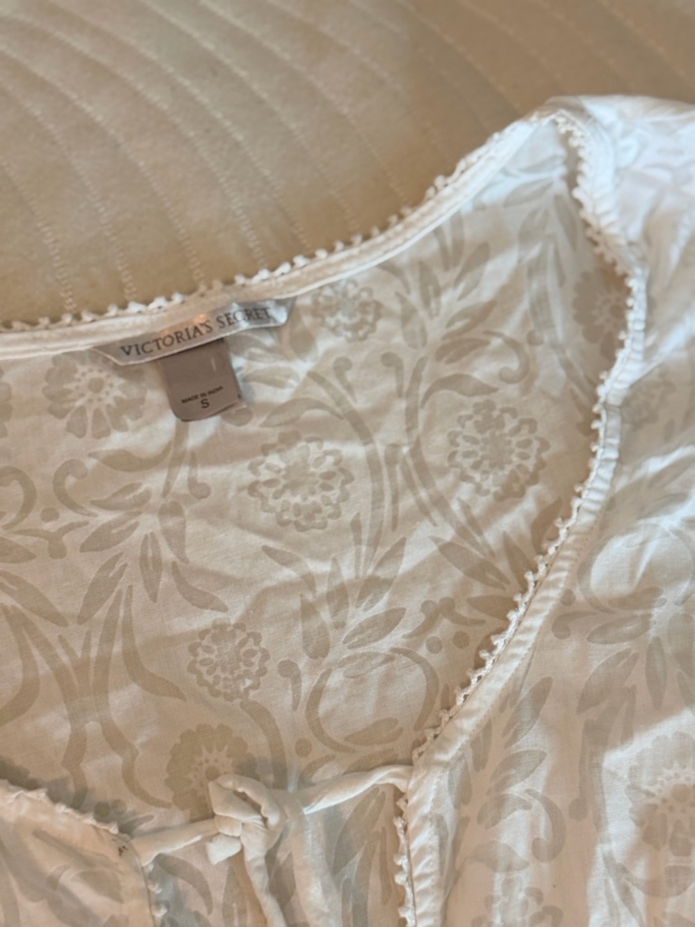 Victoria's Secret white swim coverup